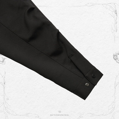 「GNV-13」 SOFTBOX Wide Pocket Shirt #Black [GOOPI-23SS-JAN-01]