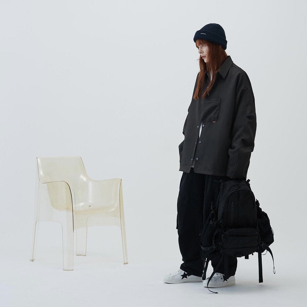 「GNV-13」SOFTBOX 寬口袋襯衫 #Rusty Iron [GOOPI-23SS-JAN-01]