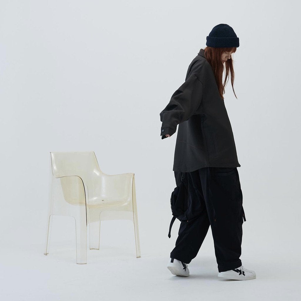 「GNV-13」SOFTBOX 寬口袋襯衫 #Rusty Iron [GOOPI-23SS-JAN-01]