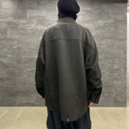 「GNV-13」SOFTBOX 寬口袋襯衫 #Rusty Iron [GOOPI-23SS-JAN-01]