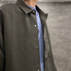 「GNV-13」SOFTBOX 寬口袋襯衫 #Rusty Iron [GOOPI-23SS-JAN-01]