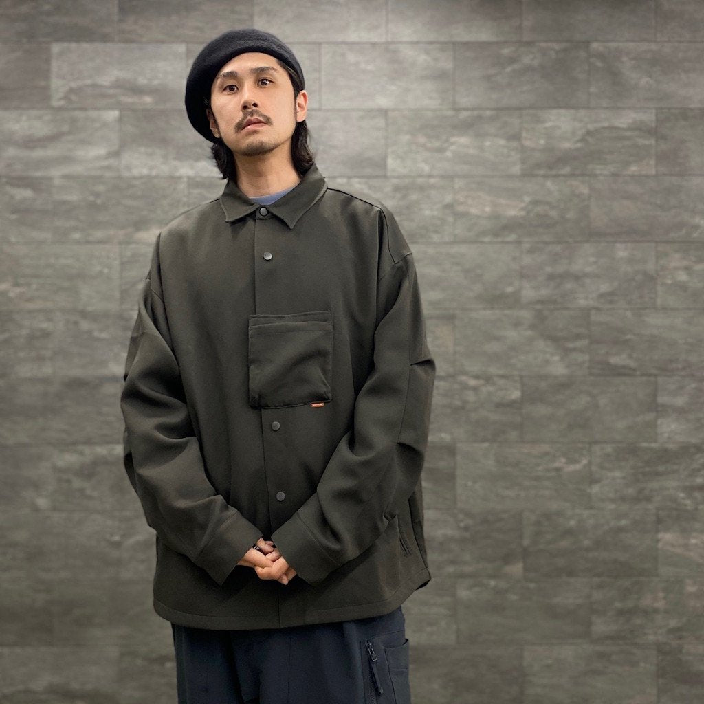 「GNV-13」 SOFTBOX Wide Pocket Shirt #Rusty Iron [GOOPI-23SS-JAN-01]