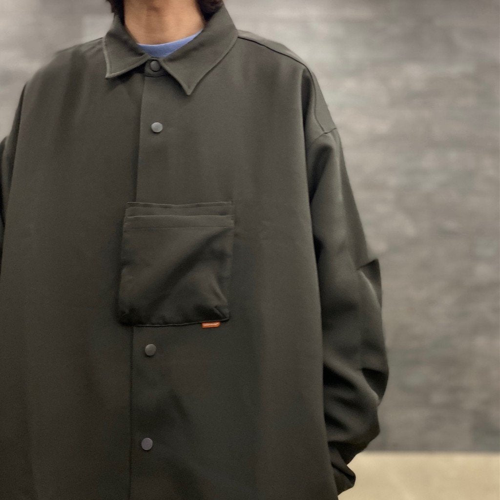 「GNV-13」SOFTBOX 寬口袋襯衫 #Rusty Iron [GOOPI-23SS-JAN-01]