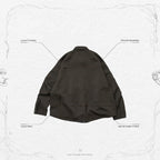 「GNV-13」SOFTBOX 寬口袋襯衫 #Rusty Iron [GOOPI-23SS-JAN-01]