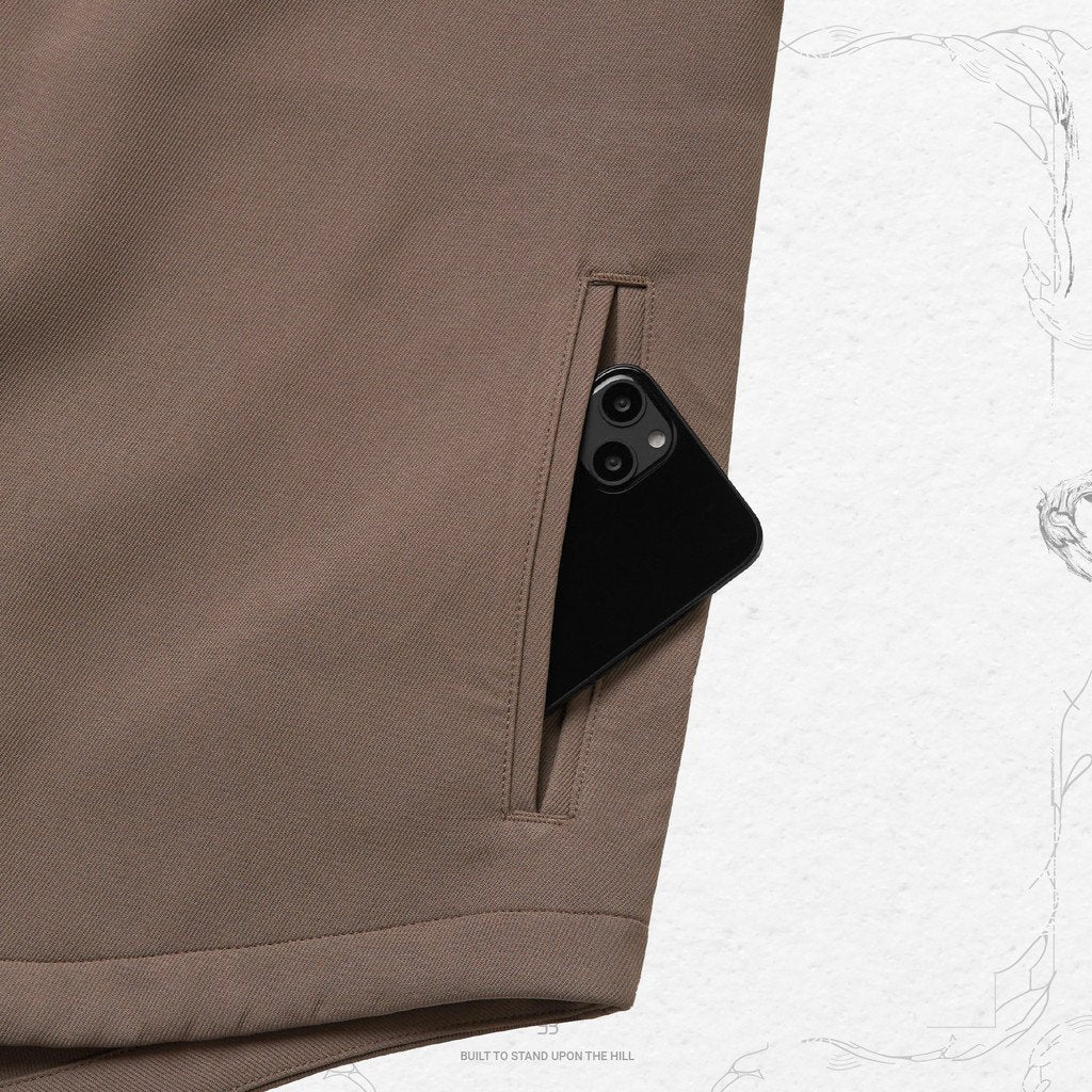 「GNV-13」 SOFTBOX Wide Pocket Shirt #Taupe [GOOPI-23SS-JAN-01]
