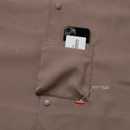 「GNV-13」 SOFTBOX Wide Pocket Shirt #Taupe [GOOPI-23SS-JAN-01]