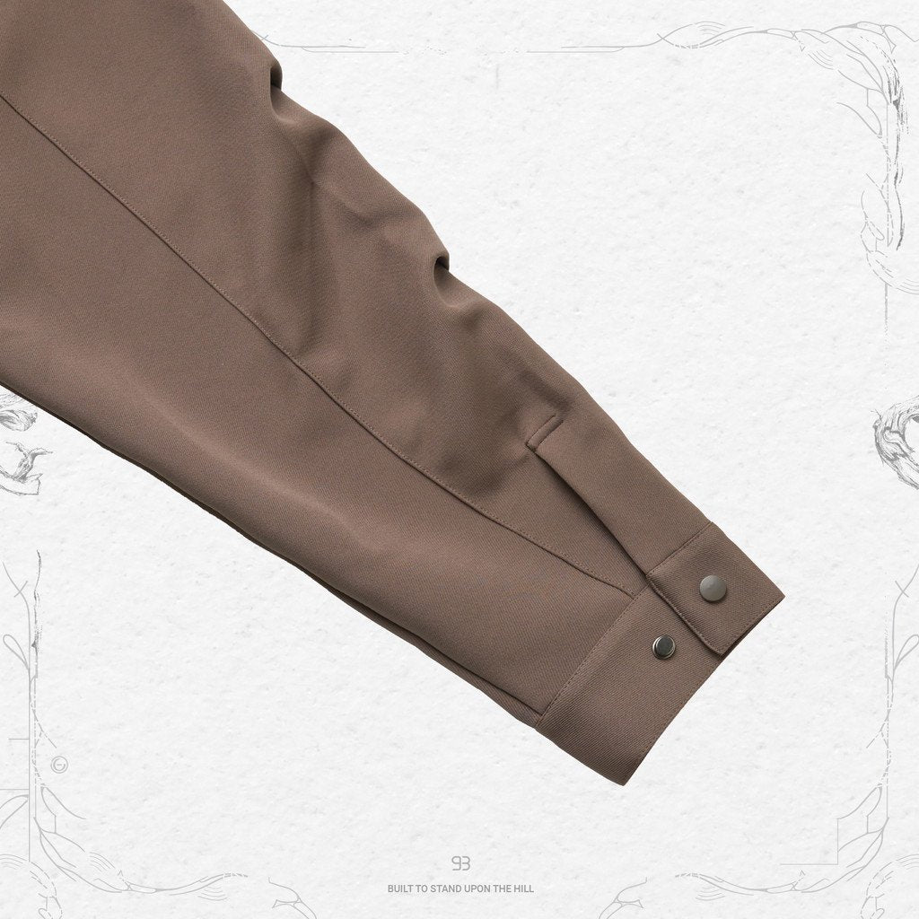 「GNV-13」 SOFTBOX Wide Pocket Shirt #Taupe [GOOPI-23SS-JAN-01]