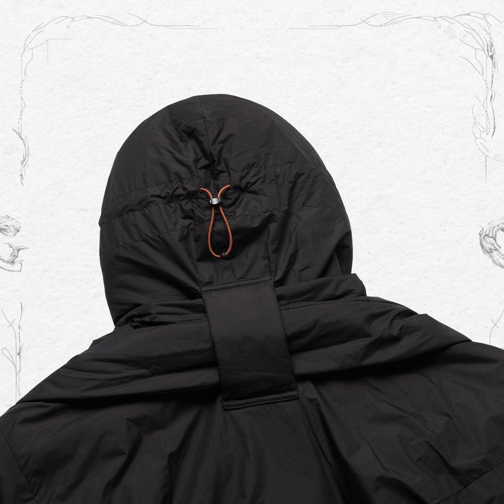 「VI-F6M」 - 3M 新雪麗「Framheim」派克大衣 #黑色 [GOOPI-22AW-DEC-02]