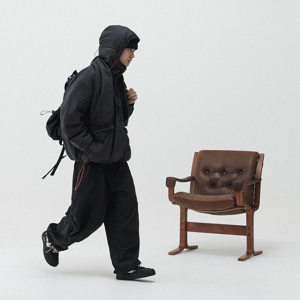 「VI-F6M」 - 3M 新雪麗「Framheim」派克大衣 #黑色 [GOOPI-22AW-DEC-02]