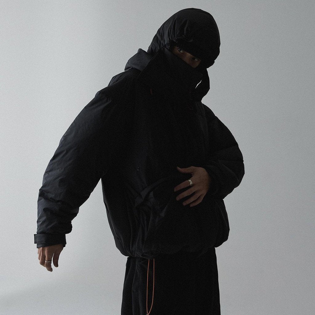 「VI-F6M」 - 3M 新雪麗「Framheim」派克大衣 #黑色 [GOOPI-22AW-DEC-02]