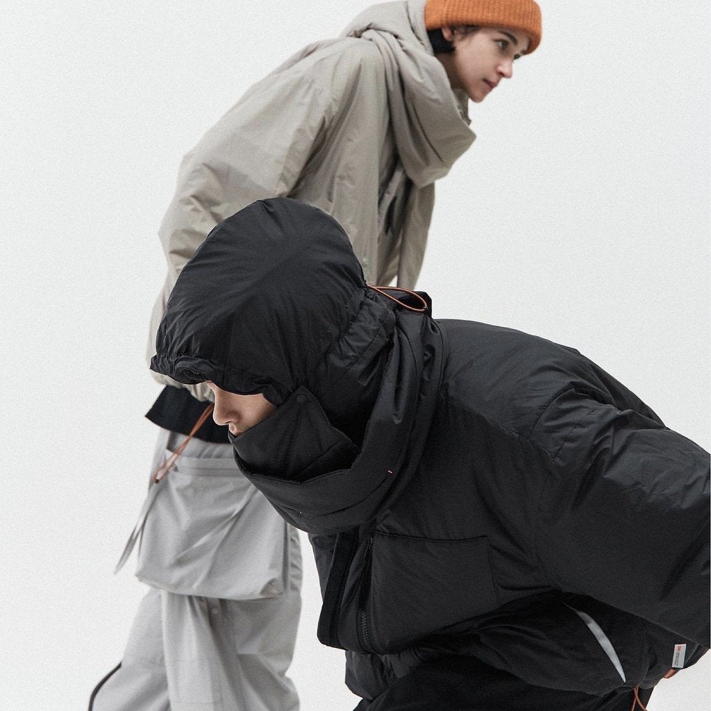 「VI-F6M」 - 3M 新雪麗「Framheim」派克大衣 #黑色 [GOOPI-22AW-DEC-02]