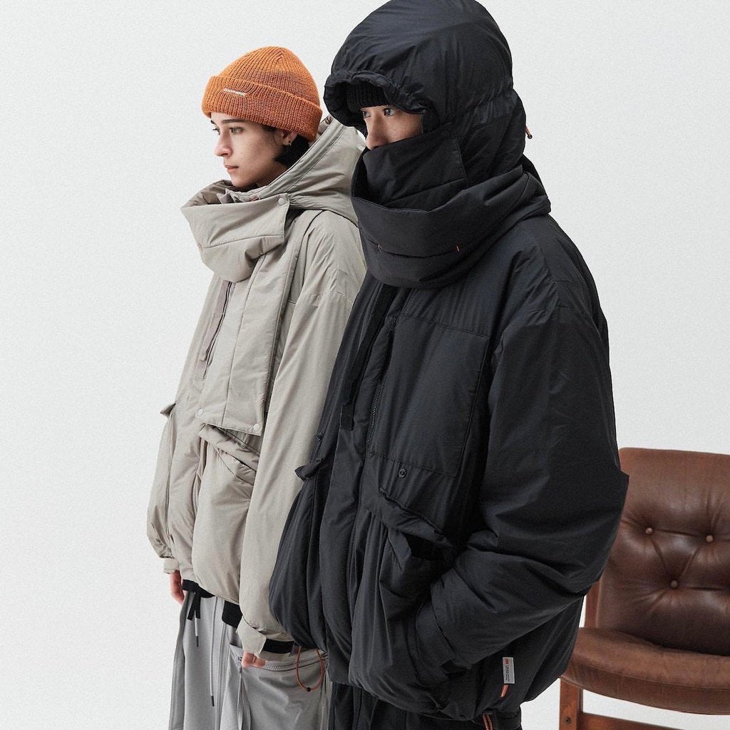 「VI-F6M」 - 3M 新雪麗「Framheim」派克大衣 #黑色 [GOOPI-22AW-DEC-02]