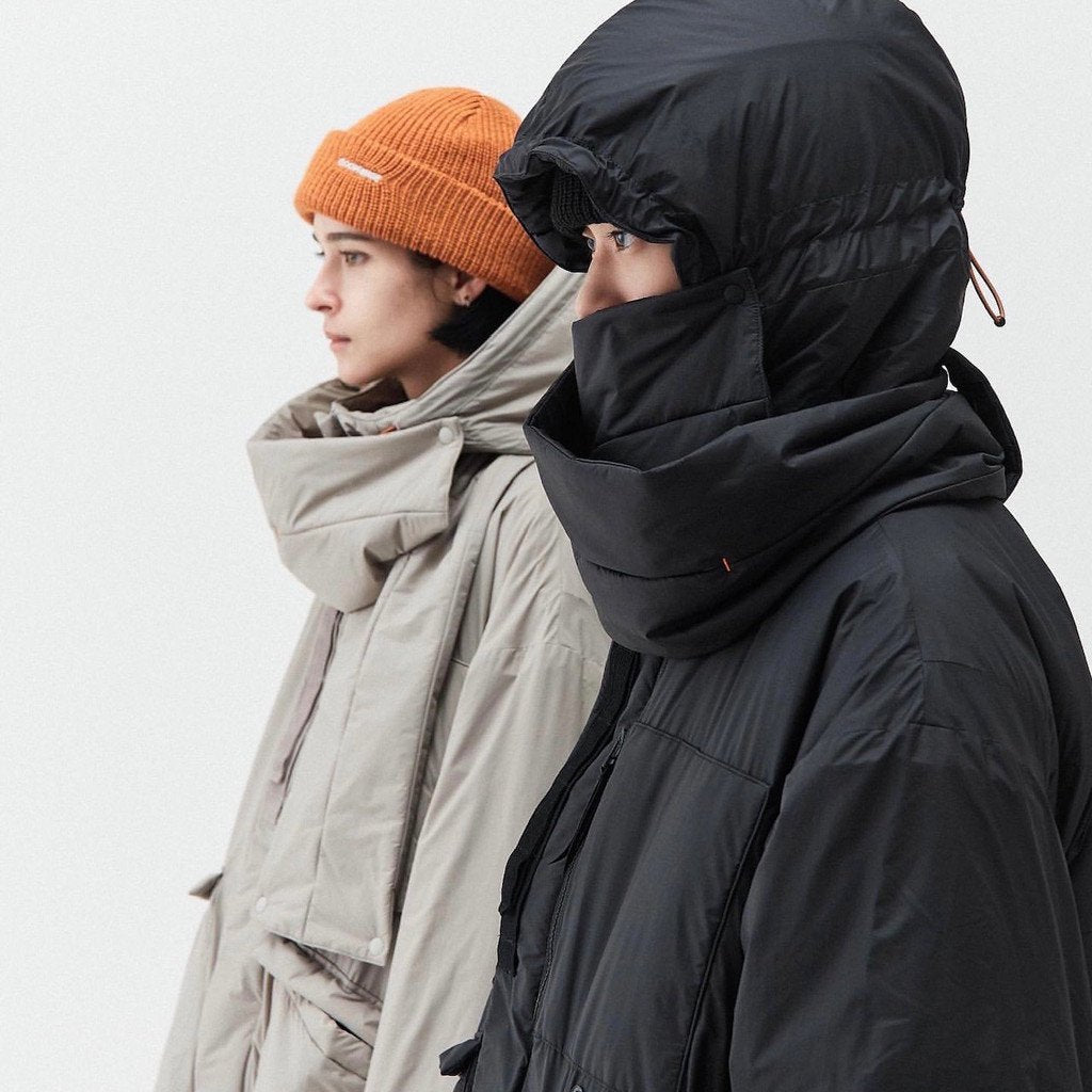 「VI-F6M」 - 3M 新雪麗「Framheim」派克大衣 #黑色 [GOOPI-22AW-DEC-02]