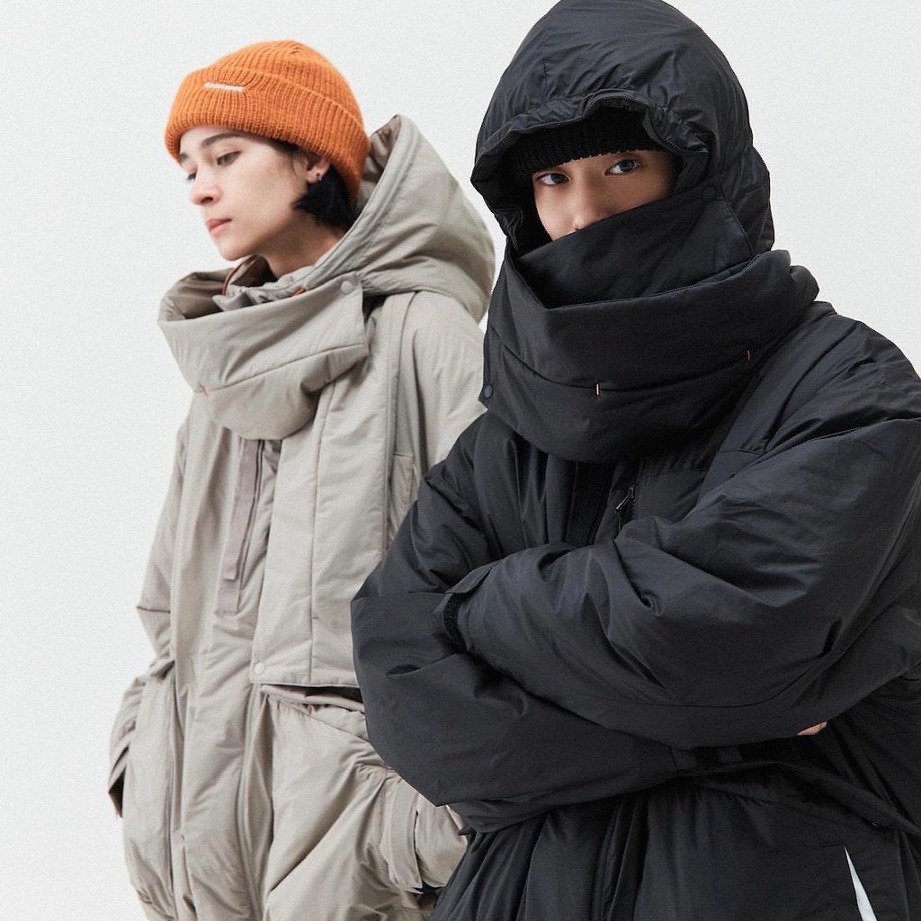 「VI-F6M」 - 3M 新雪麗「Framheim」派克大衣 #黑色 [GOOPI-22AW-DEC-02]