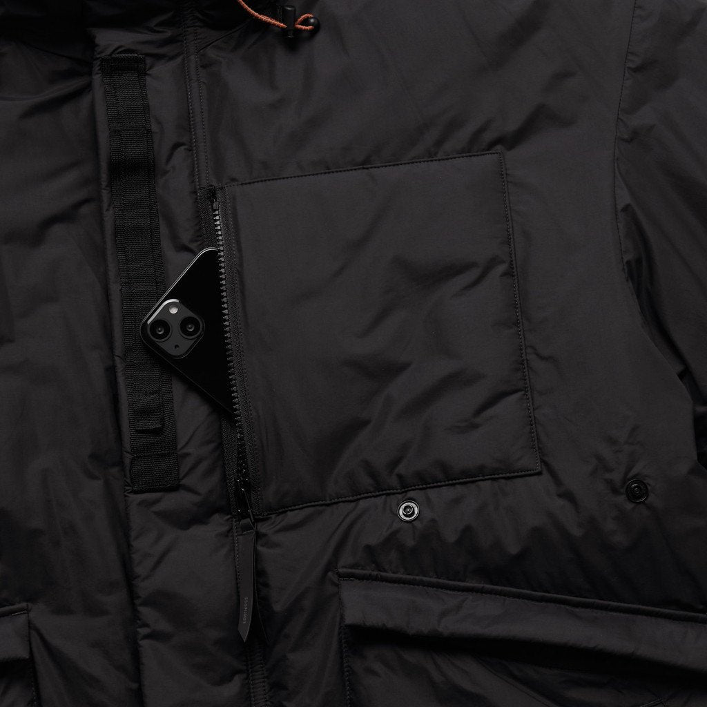 「VI-F6M」 - 3M 新雪麗「Framheim」派克大衣 #黑色 [GOOPI-22AW-DEC-02]