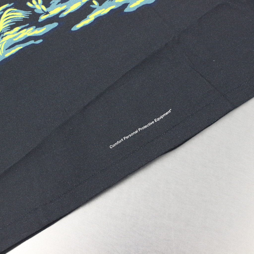 REYN SPOONER 設計的 DK PALMS 夏威夷襯衫 #BLACK PALMS [23SS-MS1-002]