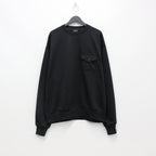 TECH SWEAT MIL POCKET CREW #BLACK [BE-53023]