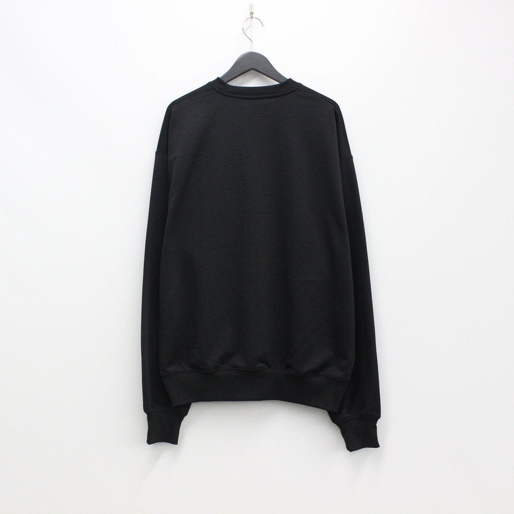 TECH SWEAT MIL POCKET CREW #BLACK [BE-53023]