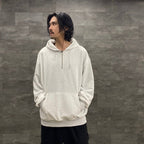 TECH SWEAT HALF ZIP HOODIE #OAT MEAL [BE-51023]