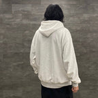 TECH SWEAT HALF ZIP HOODIE #OAT MEAL [BE-51023]