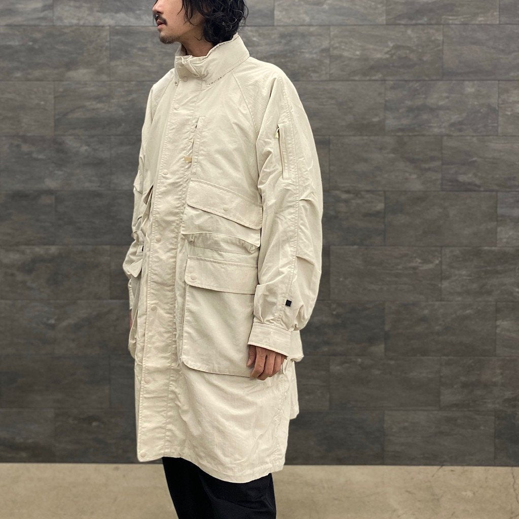 TECH LONG TREKKING JACKET #ECRU [BJ-29023]