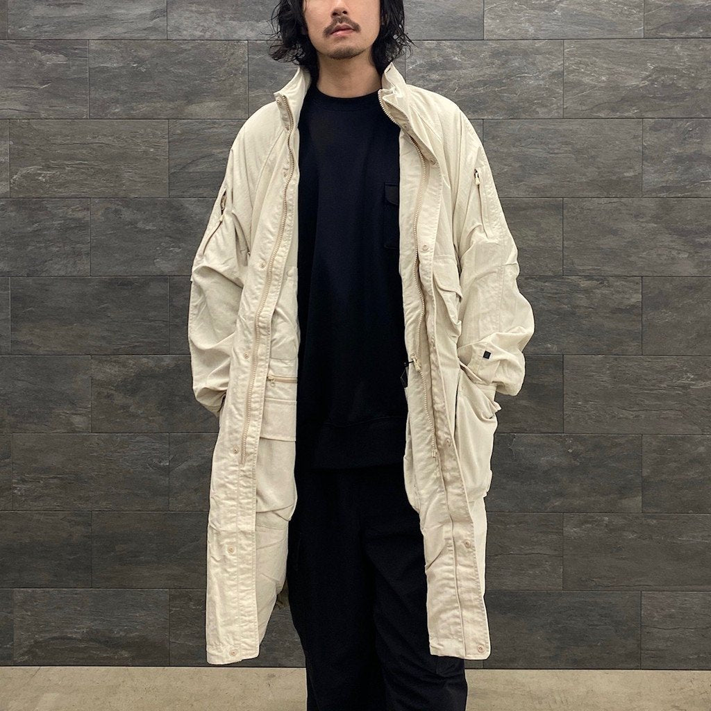 TECH LONG TREKKING JACKET #ECRU [BJ-29023]