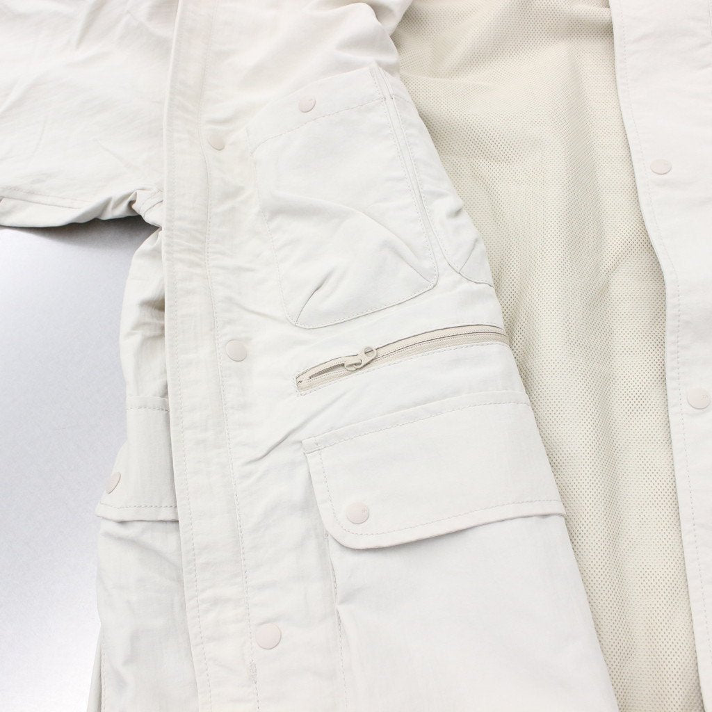TECH LONG TREKKING JACKET #ECRU [BJ-29023]