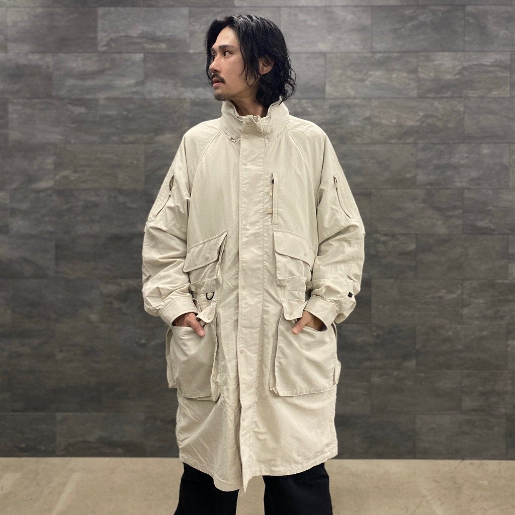 TECH LONG TREKKING JACKET #ECRU [BJ-29023]