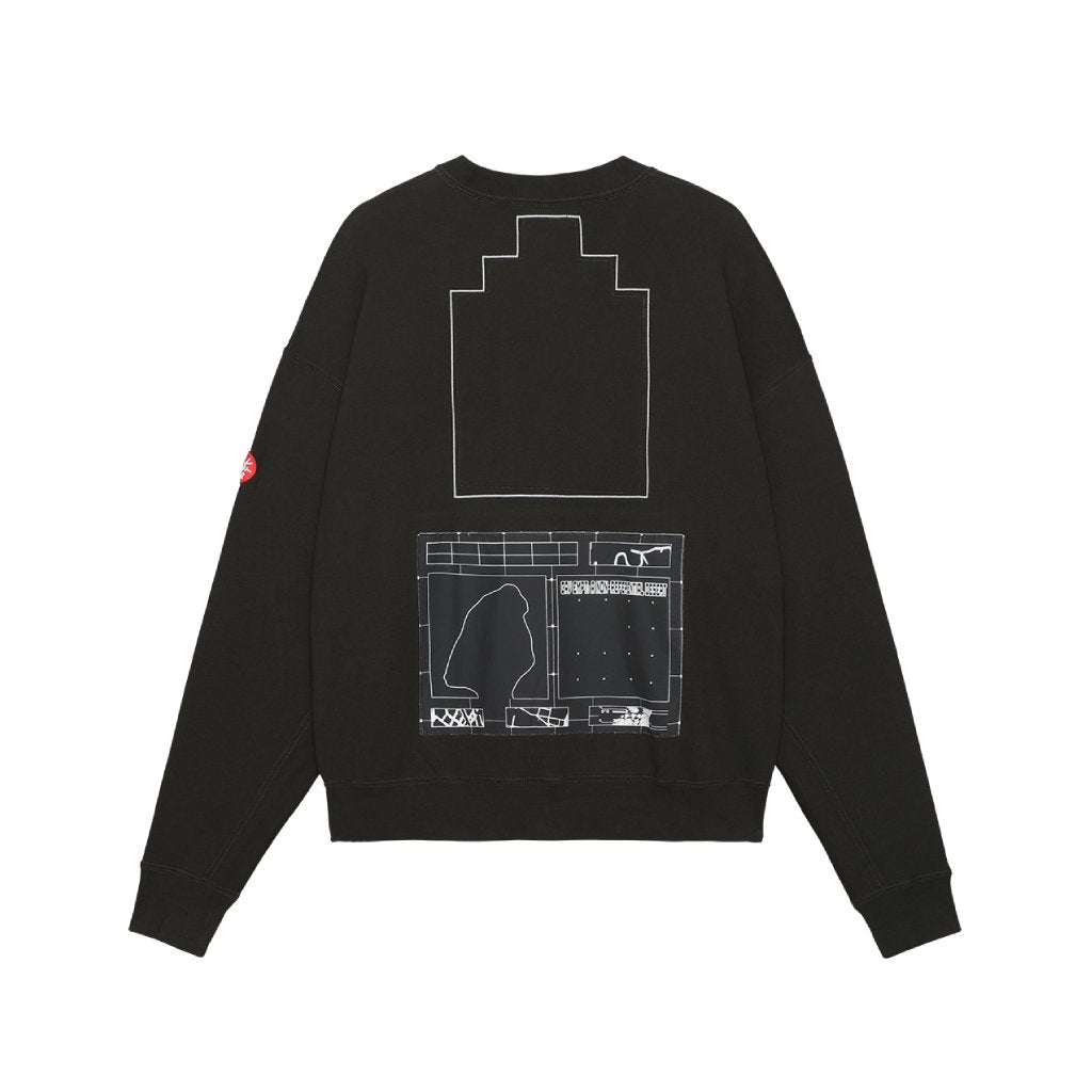 FK SHEET10 CREW NECK #BLACK [CES23CS01]