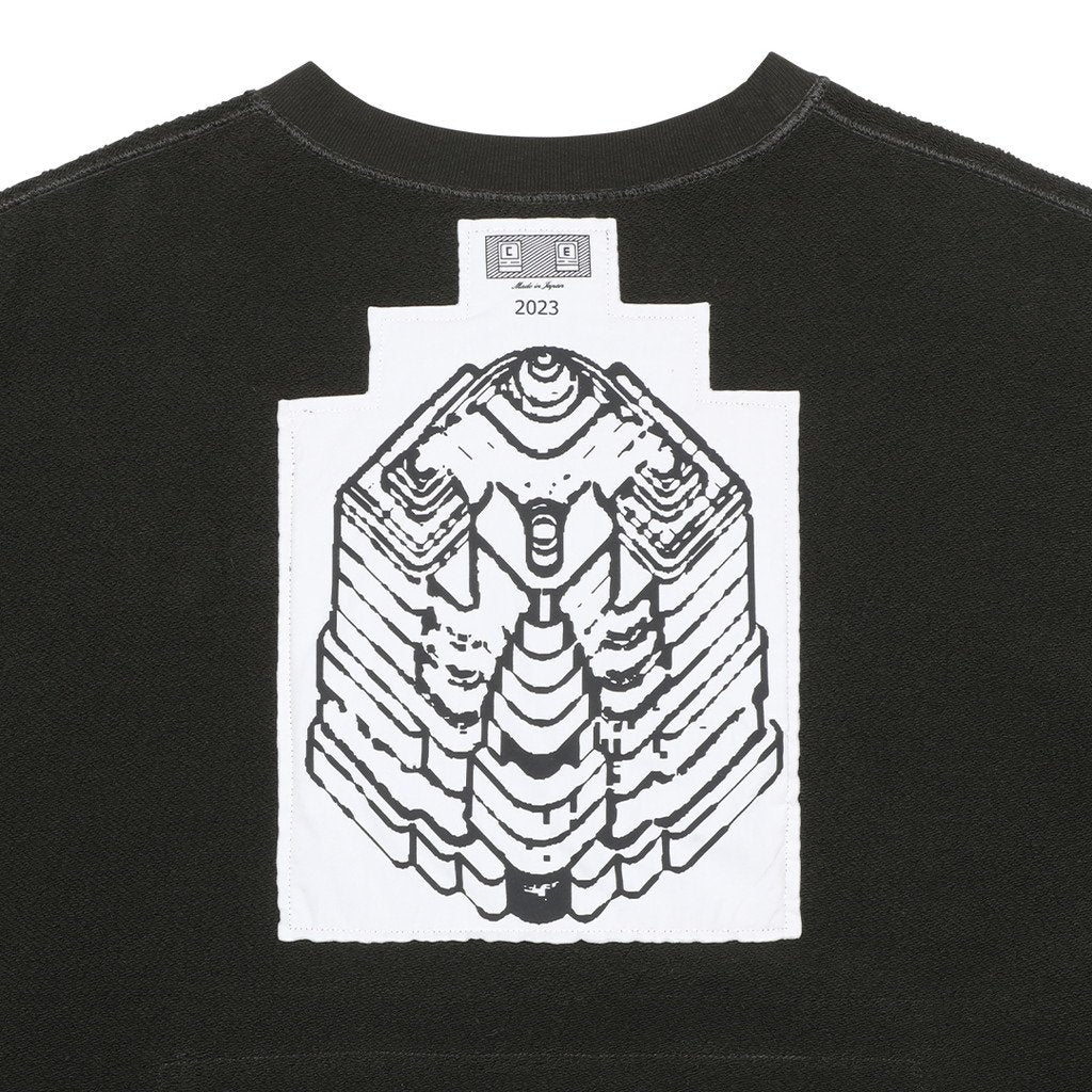 FK SHEET10 CREW NECK #BLACK [CES23CS01]