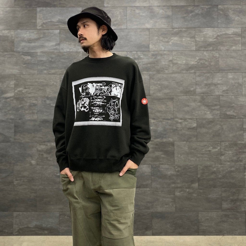 FK SHEET10 CREW NECK #BLACK [CES23CS01] _ C.E | シーイー – cocorozashi