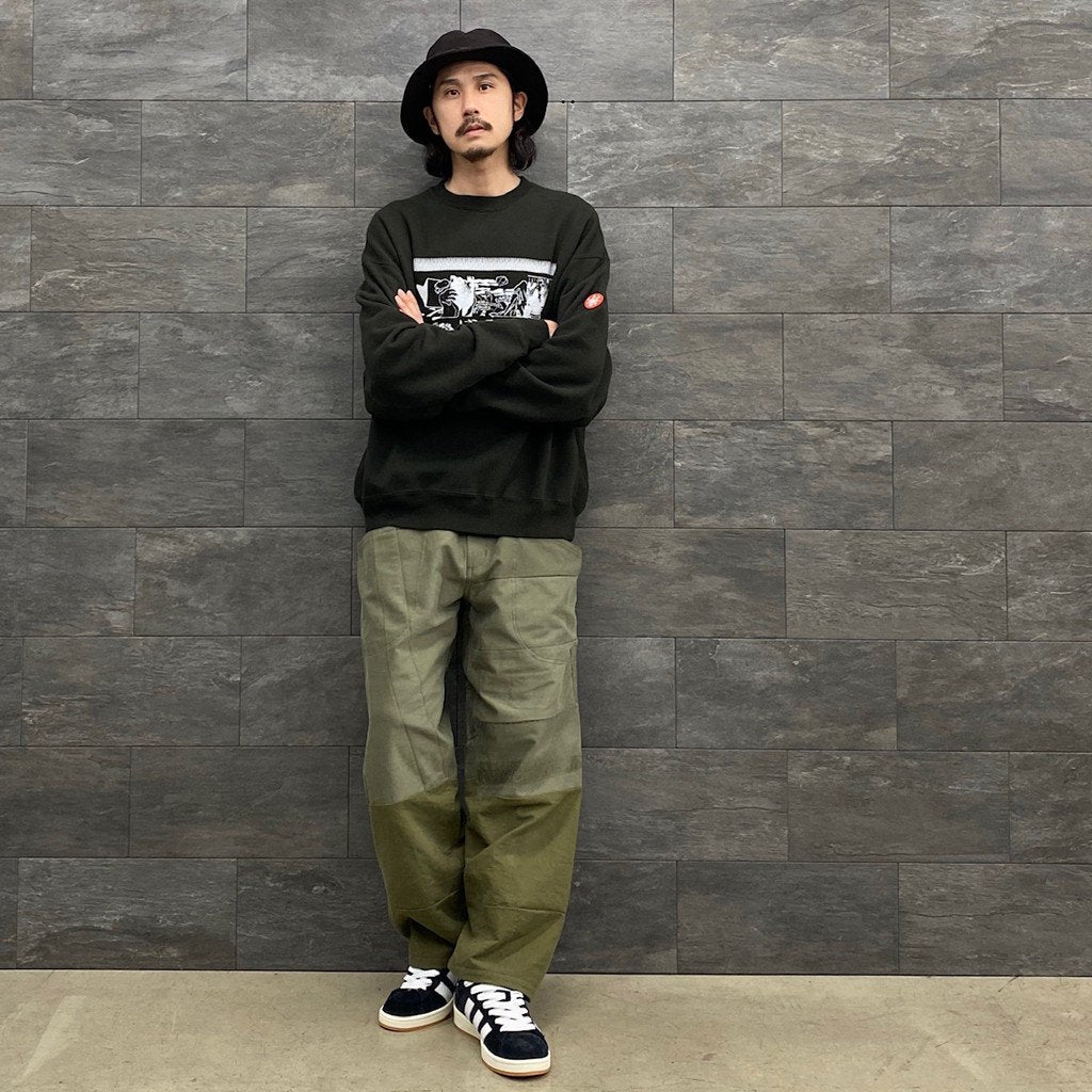 FK SHEET10 CREW NECK #BLACK [CES23CS01]