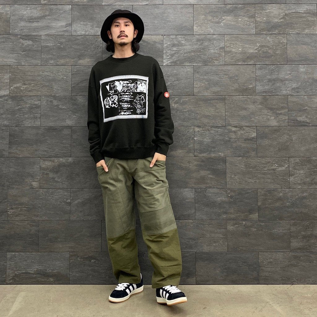 FK SHEET10 CREW NECK #BLACK [CES23CS01]