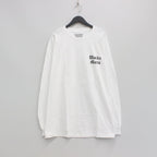 TIM LEHI | CREW NECK LONG SLEEVE T-SHIRT -TYPE 2- #WHITE [23SS-WMT-LT03]