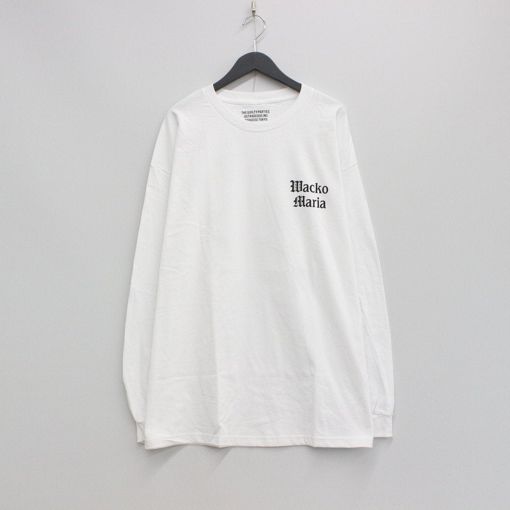 TIM LEHI | CREW NECK LONG SLEEVE T-SHIRT -TYPE 2- #WHITE [23SS-WMT-LT03]