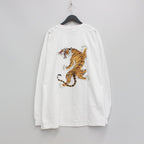 TIM LEHI | CREW NECK LONG SLEEVE T-SHIRT -TYPE 2- #WHITE [23SS-WMT-LT03]