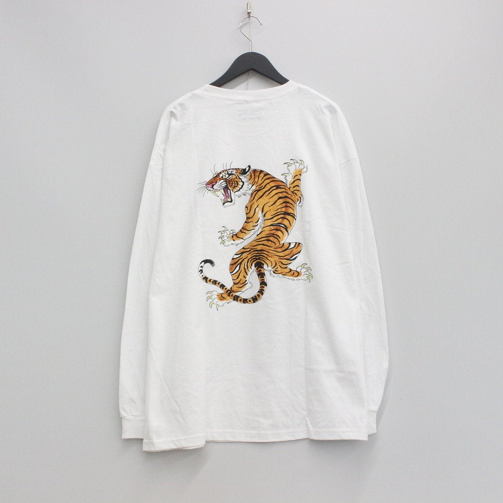 TIM LEHI | CREW NECK LONG SLEEVE T-SHIRT -TYPE 2- #WHITE [23SS-WMT-LT03]
