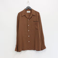 50'S SHIRT L/S -TYPE 2- #BROWN [23SS-WMS-OC16]