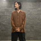 50'S SHIRT L/S -TYPE 2- #BROWN [23SS-WMS-OC16]