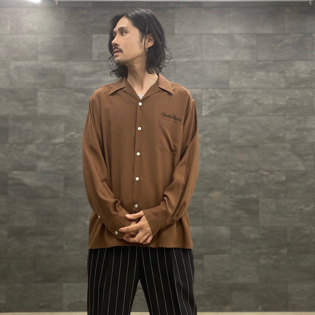50'S SHIRT L/S -TYPE 2- #BROWN [23SS-WMS-OC16]