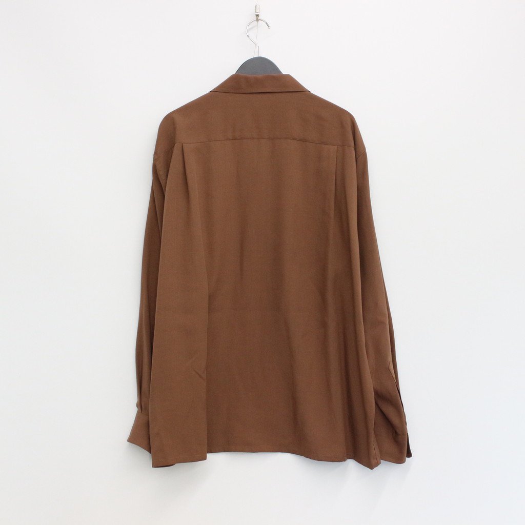 50'S SHIRT L/S -TYPE 2- #BROWN [23SS-WMS-OC16]