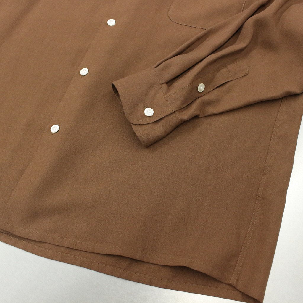 50'S SHIRT L/S -TYPE 2- #BROWN [23SS-WMS-OC16]