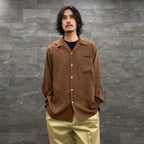 50'S SHIRT L/S -TYPE 2- #BROWN [23SS-WMS-OC16]
