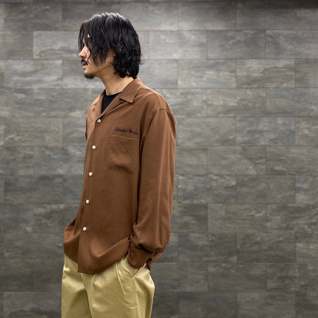 50'S SHIRT L/S -TYPE 2- #BROWN [23SS-WMS-OC16]