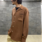 50'S SHIRT L/S -TYPE 2- #BROWN [23SS-WMS-OC16]