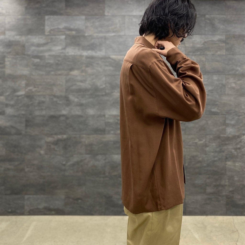 50'S SHIRT L/S -TYPE 2- #BROWN [23SS-WMS-OC16]
