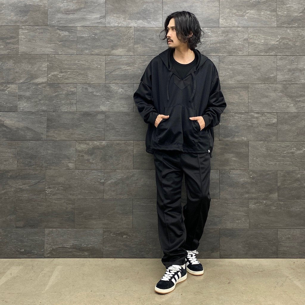 JERSEY MEXICAN PONCHO PARKA #DOUBLE BLACK [23SS-MS2-013] _ MAGIC