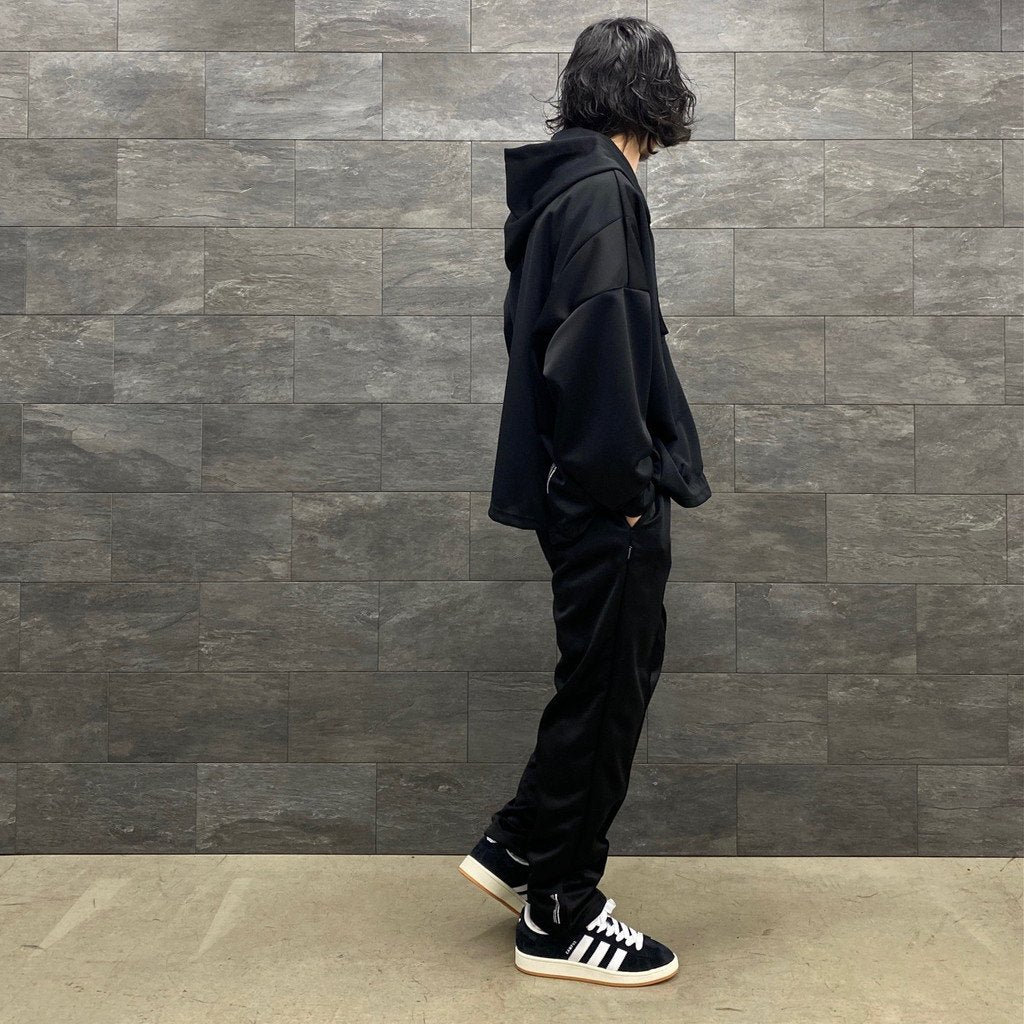 JERSEY MEXICAN PONCHO PARKA #DOUBLE BLACK [23SS-MS2-013] _ MAGIC