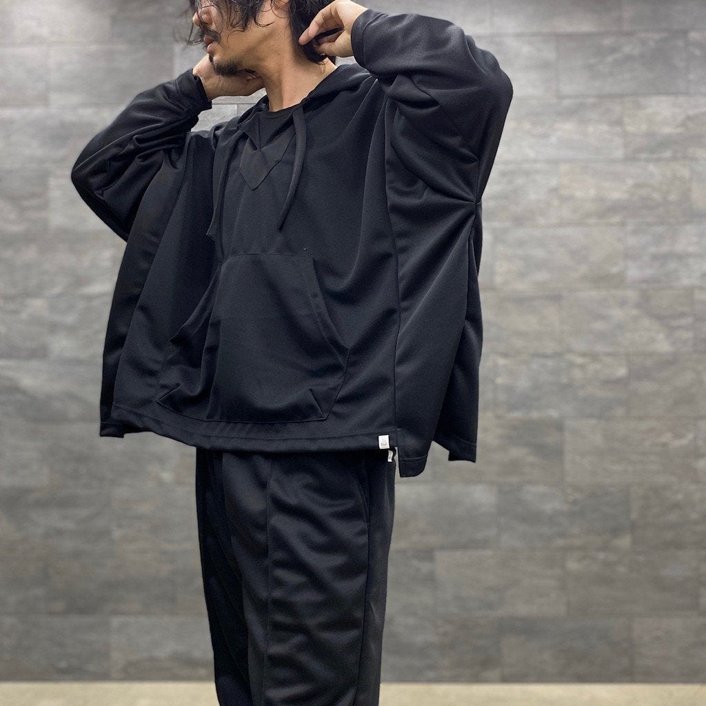 JERSEY MEXICAN PONCHO PARKA #DOUBLE BLACK [23SS-MS2-013] _ MAGIC