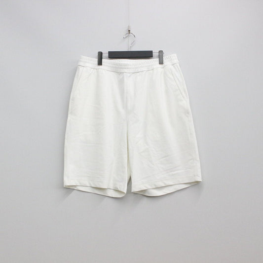 科技彈性平紋針織短褲 #白色 [BP-61023]